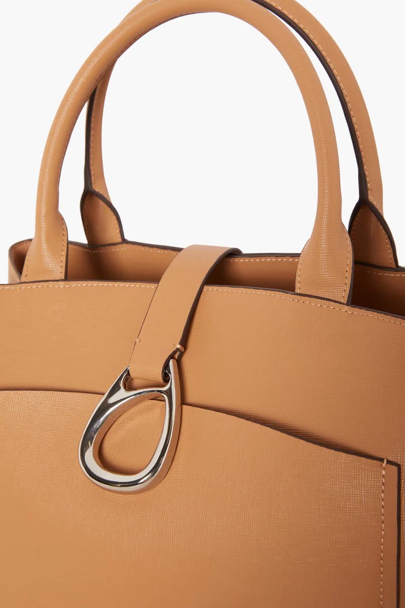 Le cagole leather handbag Balenciaga Camel in Leather - 40015750
